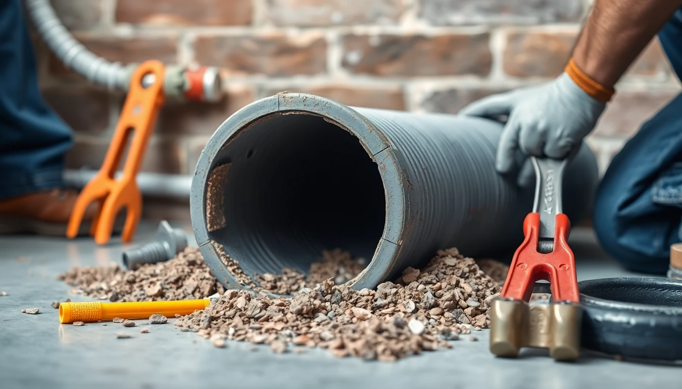 Collapsed Sewer Pipe Replacement