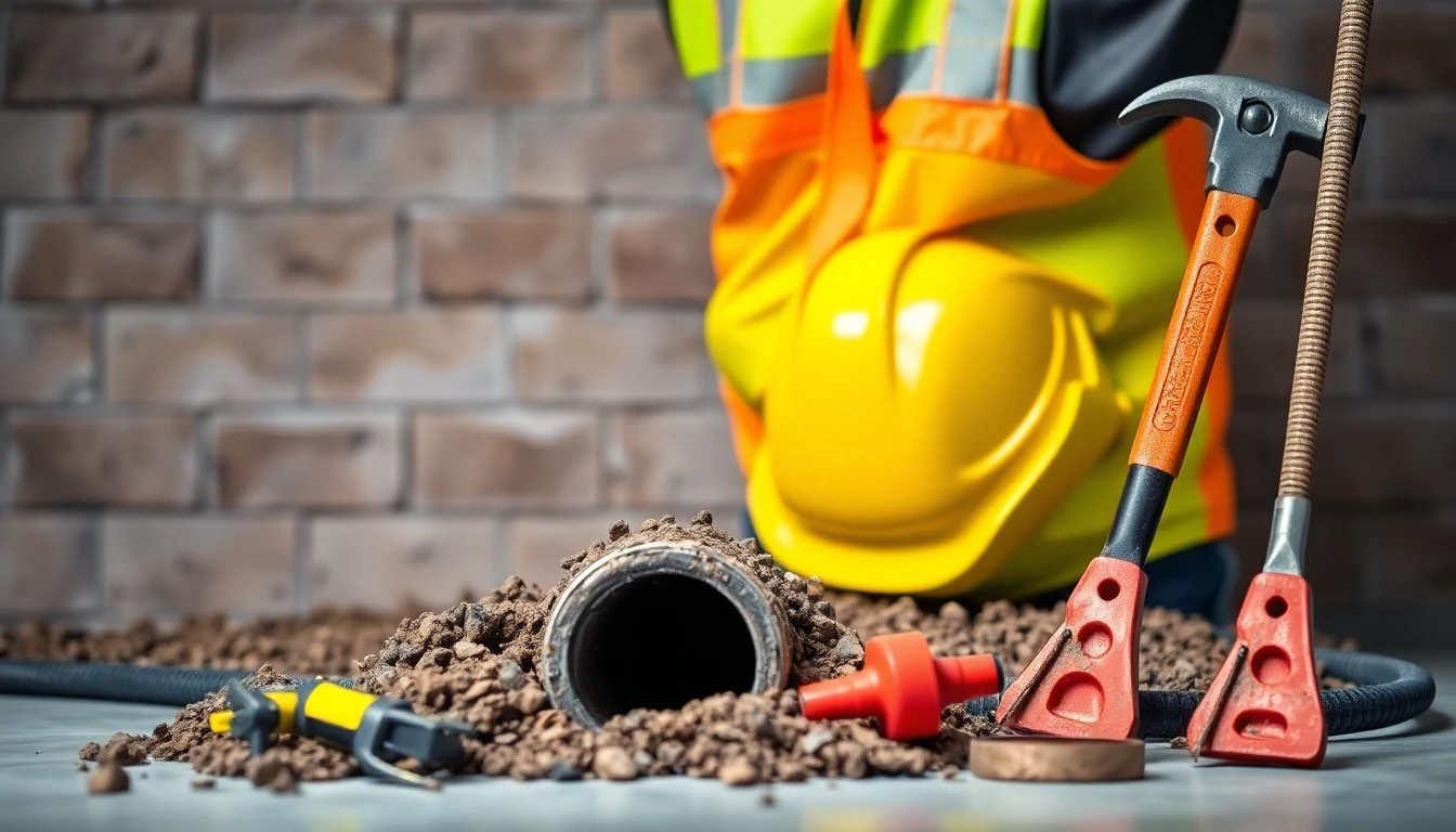 Sewer Line Excavation